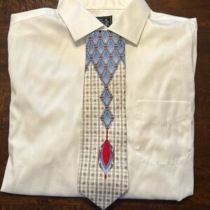 (017) beautiful, like new men’s tie by Enrico Capucci. 100% silk. Handmade.